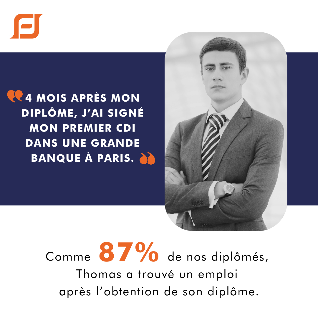 En 2024, 87 % de nos diplômés se sont insérés sur le marché de lemploi !